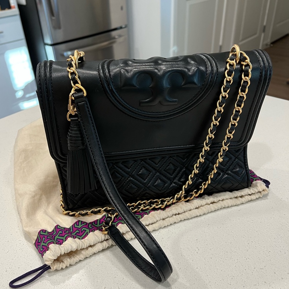 Tory Burch Quilt Leather Bag